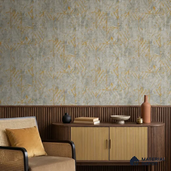 AMBL23453 | Grey Scratch Diamonds Textured Wallpaper - 10 Meter x 21 Inches, 57.05 Sq. Ft. (Min. 15% Wastage)