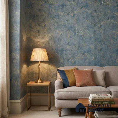 AMBL23454 | Grey Scratch Diamonds Textured Wallpaper - 10 Meter x 21 Inches, 57.05 Sq. Ft. (Min. 15% Wastage)