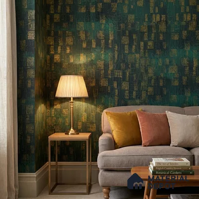 AMBL23468 | 10 Meter x 21 Inches Patterned Look Wallpaper - 57.05 Sq. Ft. | Minimum 15% wastage during installation