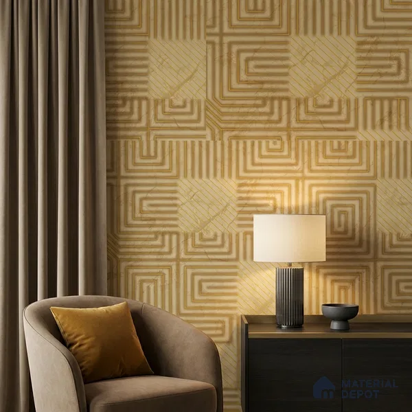 FE506-2 | 10 Meter x 21 Inch PVC Patterned Look Wallpaper - 57 Sq. Ft. | Minimum 15% wastage during installation