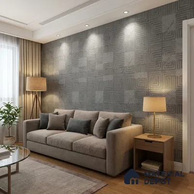 FE506-4 | 10 Meter x 21 Inch PVC Patterned Look Wallpaper - 57 Sq. Ft. | Minimum 15% wastage during installation