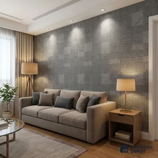 FE506-4 | 10 Meter x 21 Inch PVC Patterned Look Wallpaper - 57 Sq. Ft. | Minimum 15% wastage during installation