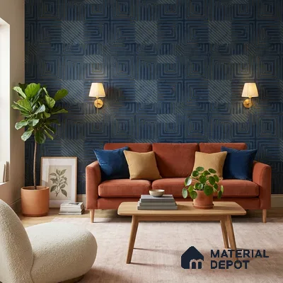 FE506-5 | 10 Meter x 21 Inch PVC Patterned Look Wallpaper - 57 Sq. Ft. | Minimum 15% wastage during installation
