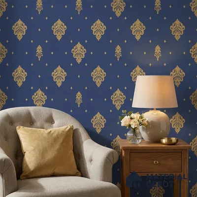 FE507-4 | 10 Meter x 21 Inch PVC Damask Look Wallpaper - 57 Sq. Ft. | Minimum 15% wastage during installation