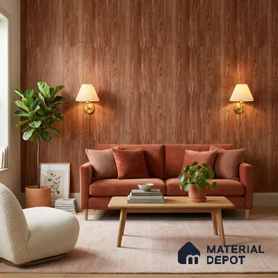 FE511-1 | 10 Meter x 21 Inch PVC Wood Look Wallpaper - 57 Sq. Ft. | Minimum 15% wastage during installation