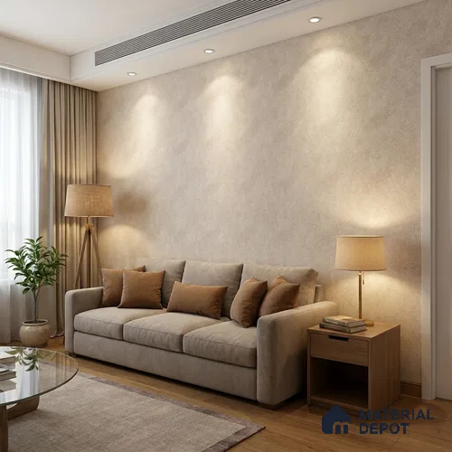 FE512-2 | 10 Meter x 21 Inch PVC Texture Look Wallpaper - 57 Sq. Ft. | Minimum 15% wastage during installation