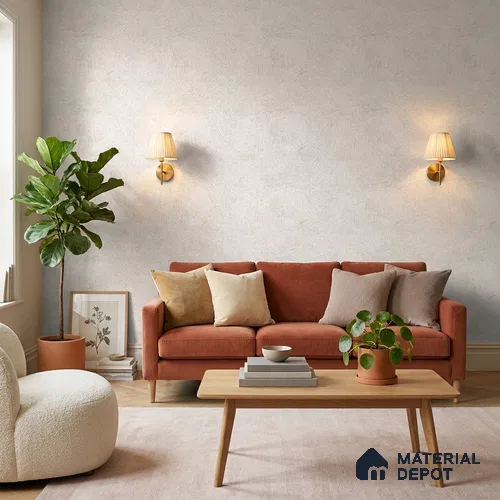 FE512-5 | 10 Meter x 21 Inch PVC Texture Look Wallpaper - 57 Sq. Ft. | Minimum 15% wastage during installation