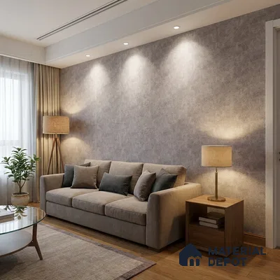 FE512-6 | 10 Meter x 21 Inch PVC Texture Look Wallpaper - 57 Sq. Ft. | Minimum 15% wastage during installation