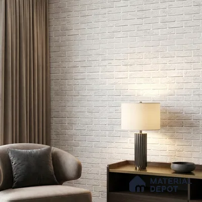 FE513-2 | 10 Meter x 21 Inch PVC Brick Look Wallpaper - 57 Sq. Ft. | Minimum 15% wastage during installation