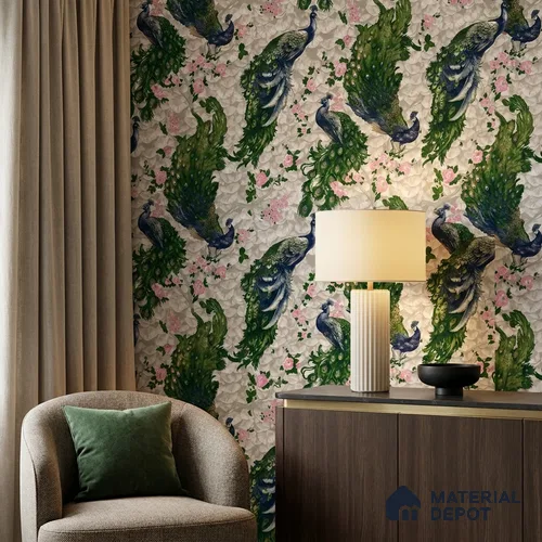 23820 | 10 Meter x 21 Inches Animal Print Look Wallpaper - 57.41 Sq. Ft. | Minimum 15% wastage during installation