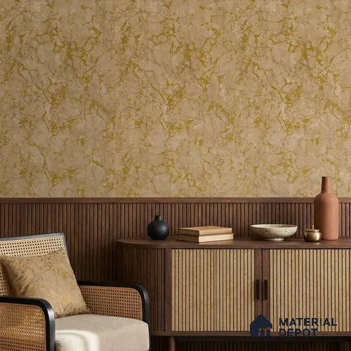 AMBL23414 | Tan Vein Marble Textured Wallpaper - 10 Meter x 21 Inches, 57.05 Sq. Ft. (Min. 15% Wastage)