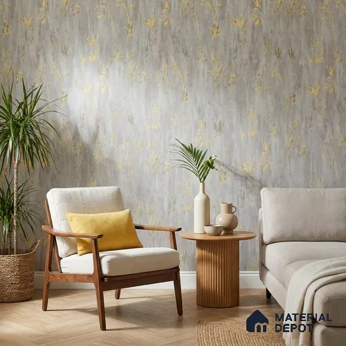 AMBL23415 | 10 Meter x 21 Inches Florals Look Wallpaper - 57.05 Sq. Ft. | Minimum 15% wastage during installation