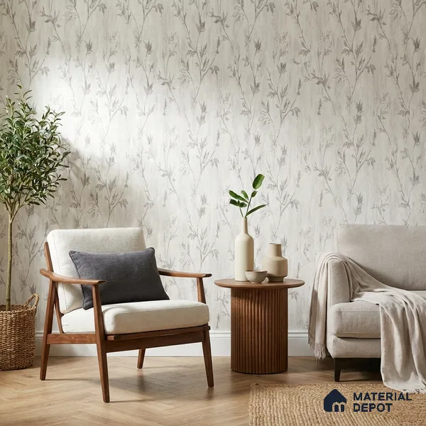 AMBL23418 | 10 Meter x 21 Inches Florals Look Wallpaper - 57.05 Sq. Ft. | Minimum 15% wastage during installation