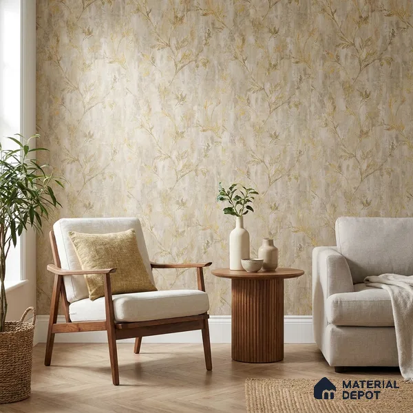 AMBL23419 | 10 Meter x 21 Inches Florals Look Wallpaper - 57.05 Sq. Ft. | Minimum 15% wastage during installation