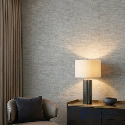AMBL23422 | Grey Horizontal Streaks Textured Wallpaper - 10 Meter x 21 Inches, 57.05 Sq. Ft. (Min. 15% Wastage)