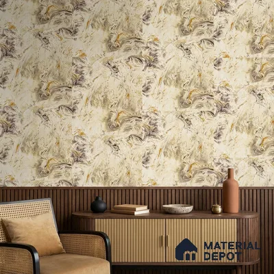 AMBL23430 | 10 Meter x 21 Inches Abstract Look Wallpaper - 57.05 Sq. Ft. | Minimum 15% wastage during installation