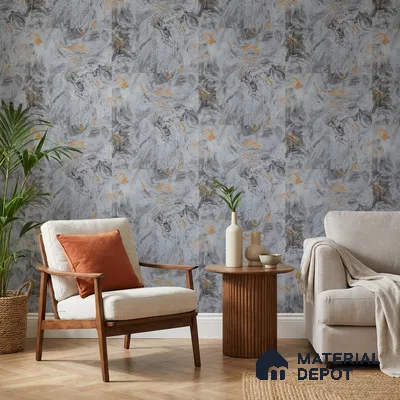 AMBL23432 | 10 Meter x 21 Inches Abstract Look Wallpaper - 57.05 Sq. Ft. | Minimum 15% wastage during installation