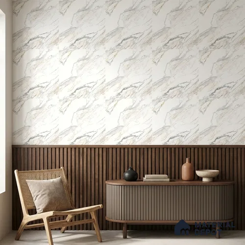 85110-1 | 5 Meter x 42 Inch PVC Marble Look Wallpaper - 57 Sq. Ft. | Minimum 10% wastage during installation