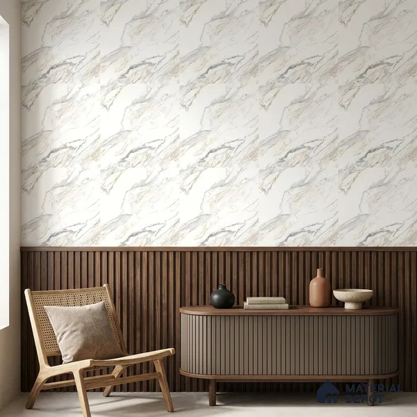 85110-1 | 5 Meter x 42 Inch PVC Marble Look Wallpaper - 57 Sq. Ft. | Minimum 10% wastage during installation