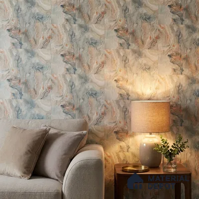 85109-4 | 5 Meter x 42 Inch PVC Marble Look Wallpaper - 57 Sq. Ft. | Minimum 10% wastage during installation