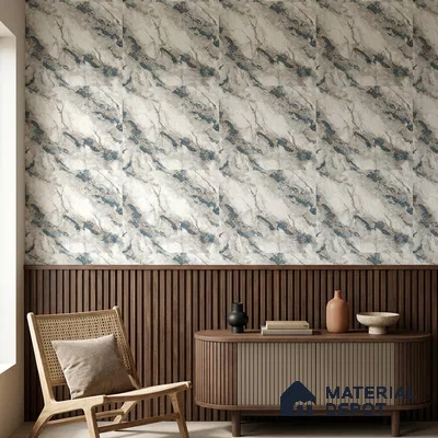 85108-4 | 5 Meter x 42 Inch PVC Marble Look Wallpaper - 57 Sq. Ft. | Minimum 10% wastage during installation