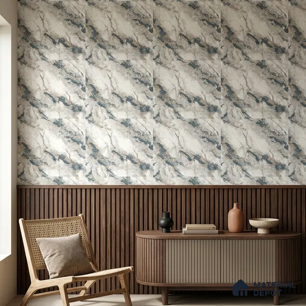 85108-4 | 5 Meter x 42 Inch PVC Marble Look Wallpaper - 57 Sq. Ft. | Minimum 10% wastage during installation