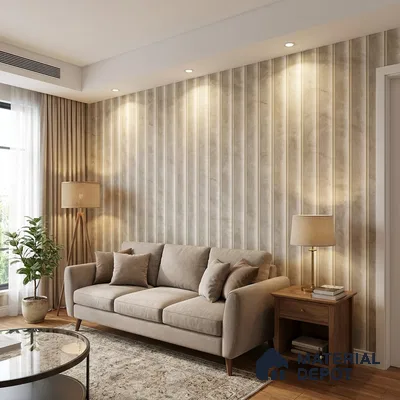 85107-2 | 5 Meter x 42 Inch PVC Marble Look Wallpaper - 57 Sq. Ft. | Minimum 10% wastage during installation