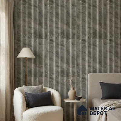 85107-4 | 5 Meter x 42 Inch PVC Marble Look Wallpaper - 57 Sq. Ft. | Minimum 10% wastage during installation