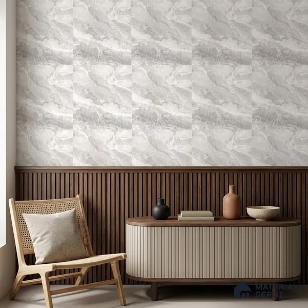 85106-1 | 5 Meter x 42 Inch PVC Marble Look Wallpaper - 57 Sq. Ft. | Minimum 10% wastage during installation