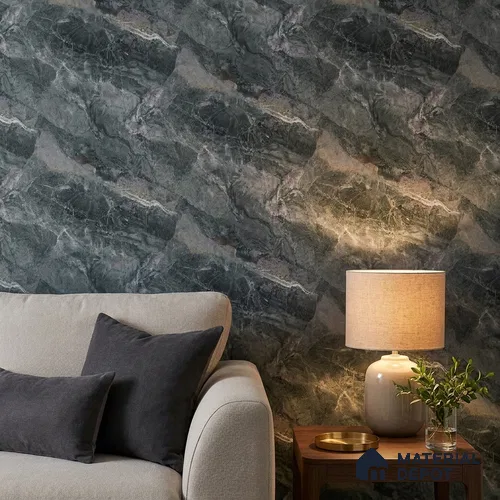 85106-5 | 5 Meter x 42 Inch PVC Marble Look Wallpaper - 57 Sq. Ft. | Minimum 10% wastage during installation