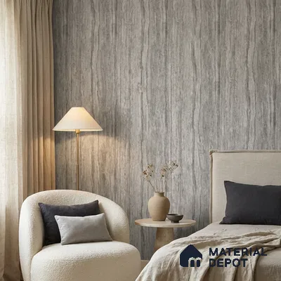 85104-4 | 5 Meter x 42 Inch PVC Marble Look Wallpaper - 57 Sq. Ft. | Minimum 10% wastage during installation