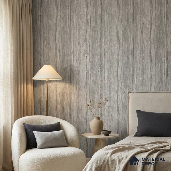 85104-4 | 5 Meter x 42 Inch PVC Marble Look Wallpaper - 57 Sq. Ft. | Minimum 10% wastage during installation