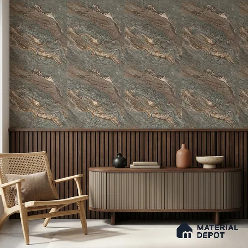 85101-4 | 5 Meter x 42 Inch PVC Marble Look Wallpaper - 57 Sq. Ft. | Minimum 10% wastage during installation