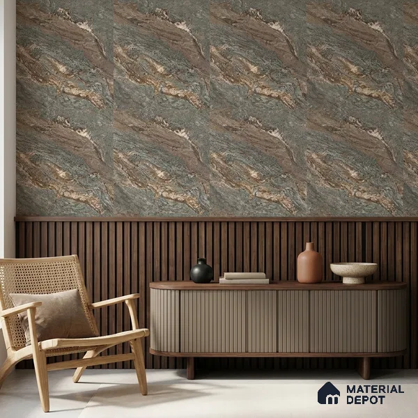 85101-4 | 5 Meter x 42 Inch PVC Marble Look Wallpaper - 57 Sq. Ft. | Minimum 10% wastage during installation