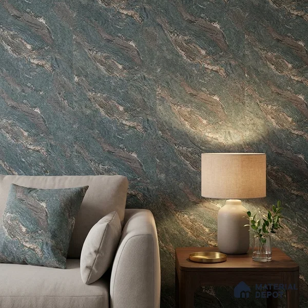 85101-5 | 5 Meter x 42 Inch PVC Marble Look Wallpaper - 57 Sq. Ft. | Minimum 10% wastage during installation