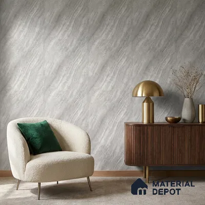 85100-2 | 5 Meter x 42 Inch PVC Marble Look Wallpaper - 57 Sq. Ft. | Minimum 10% wastage during installation