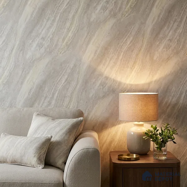 85100-3 | 5 Meter x 42 Inch PVC Marble Look Wallpaper - 57 Sq. Ft. | Minimum 10% wastage during installation