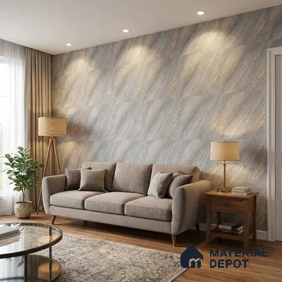 85100-4 | 5 Meter x 42 Inch PVC Marble Look Wallpaper - 57 Sq. Ft. | Minimum 10% wastage during installation
