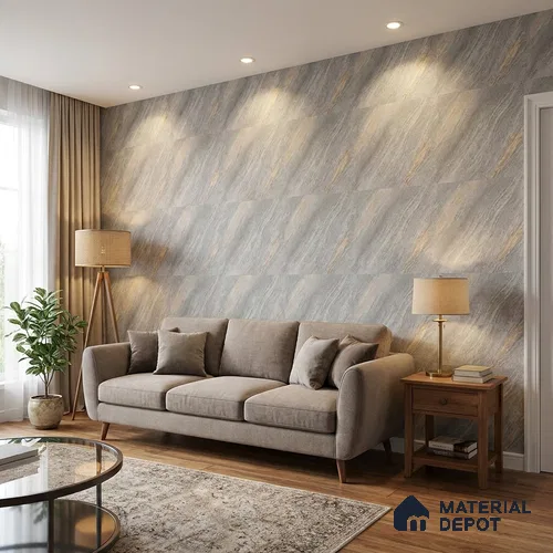 85100-4 | 5 Meter x 42 Inch PVC Marble Look Wallpaper - 57 Sq. Ft. | Minimum 10% wastage during installation