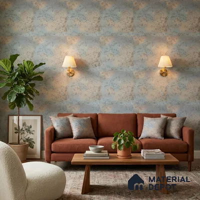 RD2602 | 10 Meter x 21 Inch PVC Texture Look Wallpaper - 57 Sq. Ft. | Minimum 15% wastage during installation