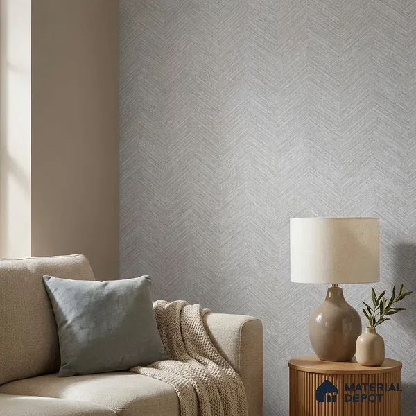 RD2606 | 10 Meter x 21 Inch PVC Patterned Look Wallpaper - 57 Sq. Ft. | Minimum 15% wastage during installation