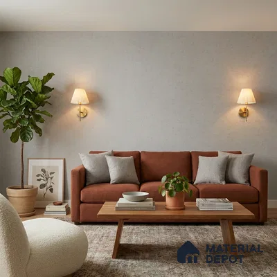 RD2617 | Greige Frosted Patina PVC Textured Wallpaper - 10 Meter x 21 Inch, 57 Sq. Ft. (Min. 15% Wastage)