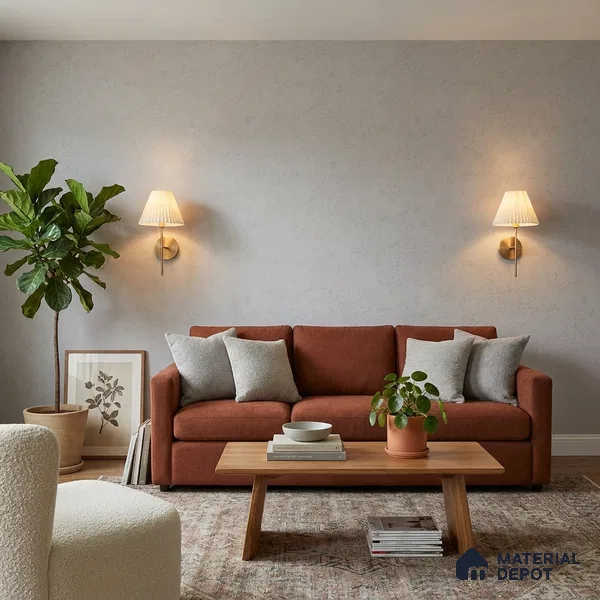 RD2618 | 10 Meter x 21 Inch PVC Texture Look Wallpaper - 57 Sq. Ft. | Minimum 15% wastage during installation