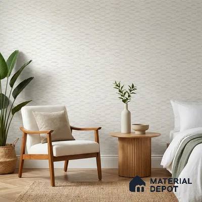 RD2638 | Warm Grey Pebble Texture PVC Patterned Wallpaper - 10 Meter x 21 Inch, 57 Sq. Ft. (Min. 15% Wastage)