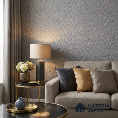RD2640 | 10 Meter x 21 Inch PVC Patterned Look Wallpaper - 57 Sq. Ft. | Minimum 15% wastage during installation