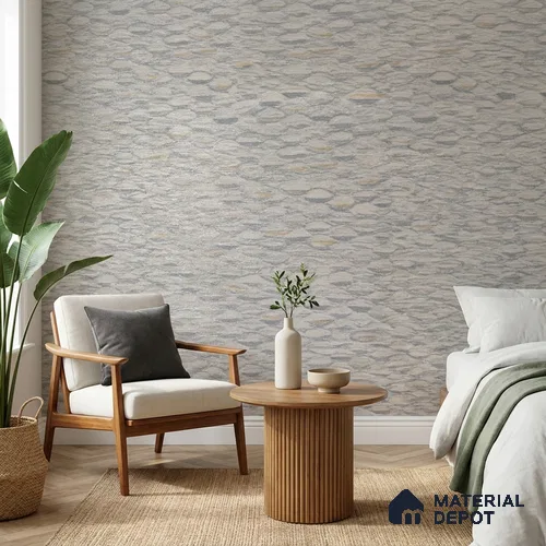 RD2636 | 10 Meter x 21 Inch PVC Patterned Look Wallpaper - 57 Sq. Ft. | Minimum 15% wastage during installation