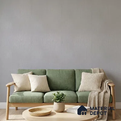 RD2646 | Grey Crinkled Foil PVC Textured Wallpaper - 10 Meter x 21 Inch, 57 Sq. Ft. (Min. 15% Wastage)