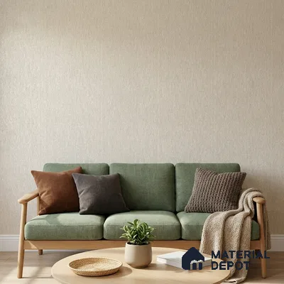 RD2641 | Grey Crinkled Foil PVC Textured Wallpaper - 10 Meter x 21 Inch, 57 Sq. Ft. (Min. 15% Wastage)