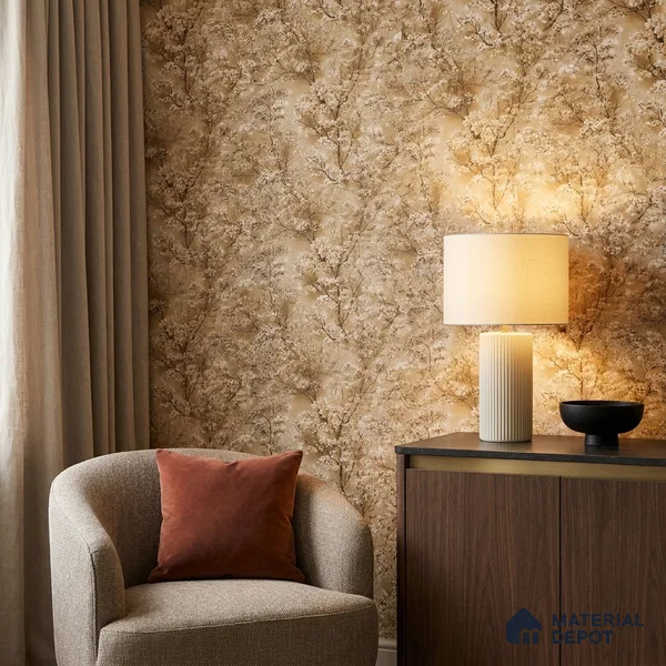 23801 | 10 Meter x 21 Inches Florals Look Wallpaper - 57.41 Sq. Ft. | Minimum 15% wastage during installation