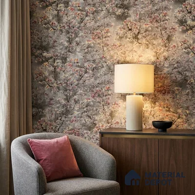 23803 | 10 Meter x 21 Inches Florals Look Wallpaper - 57.41 Sq. Ft. | Minimum 15% wastage during installation